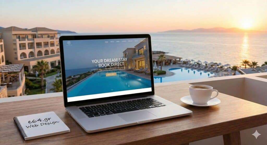 Κατασκευή ιστοσελίδας τουριστικών καταλυμάτων